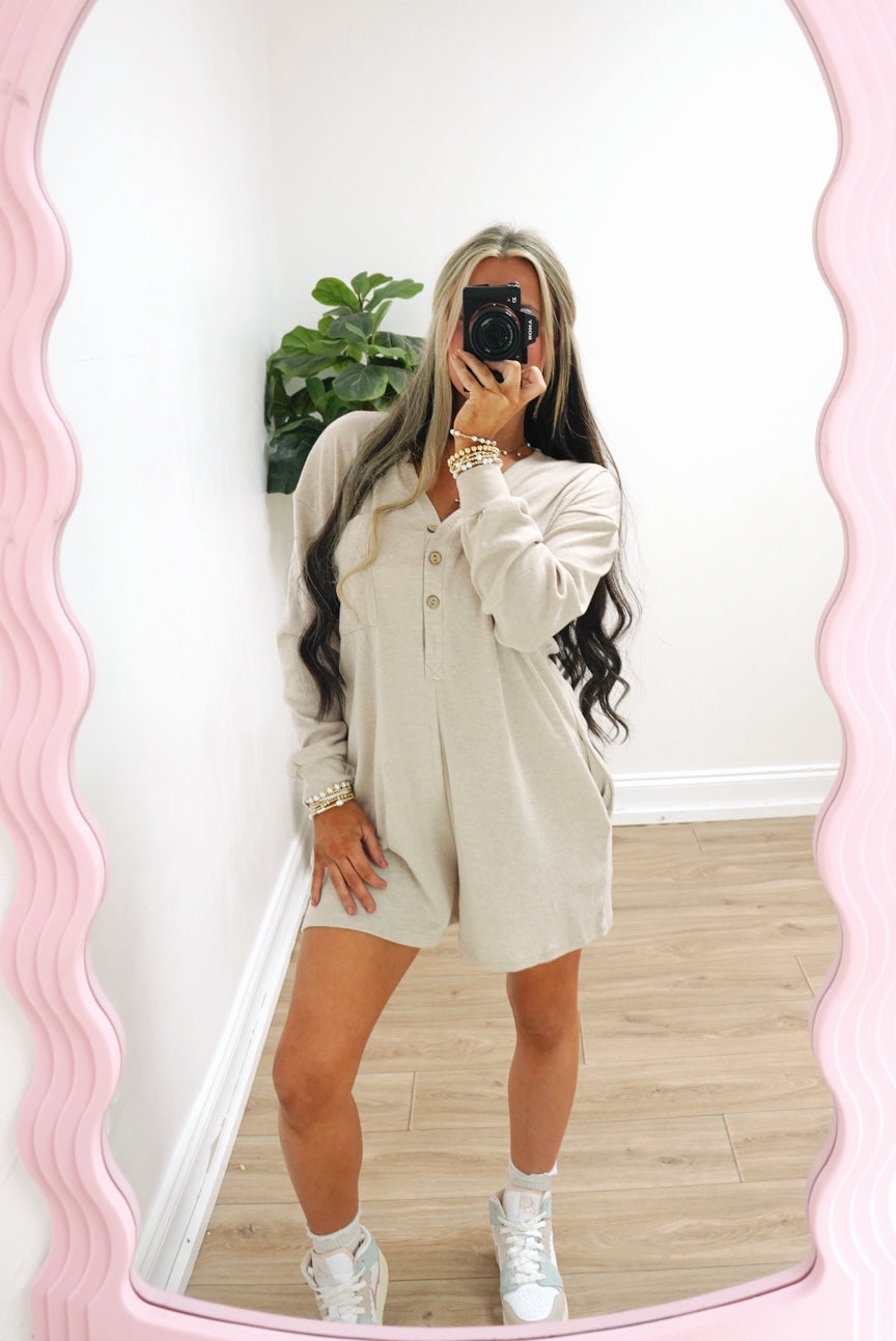 Bailey crème romper