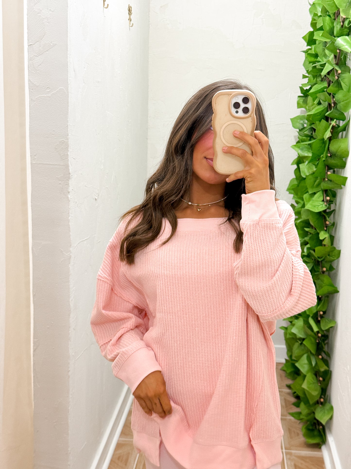 Cora waffle knit sweater *three colors*