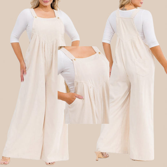 Lala corduroy jumpsuit | CURVY