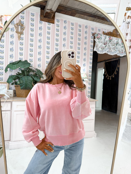 pink sweatshirt | s-3xl