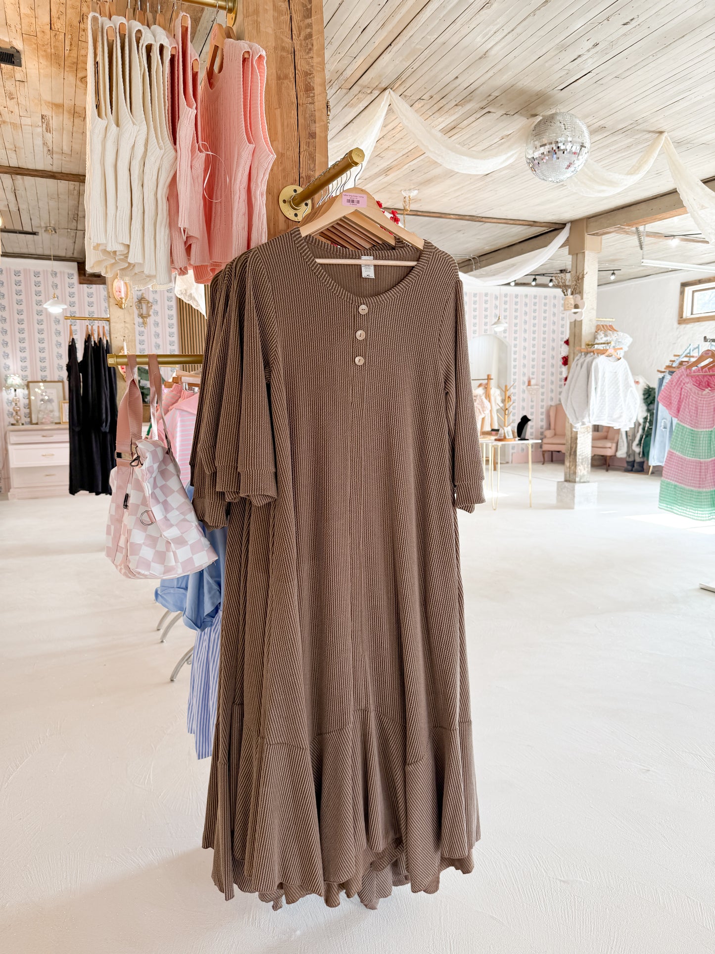 toffee long dress | curvy