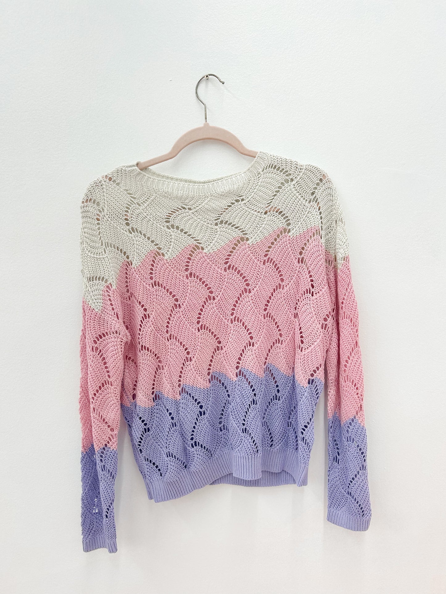 paisley knit sweater